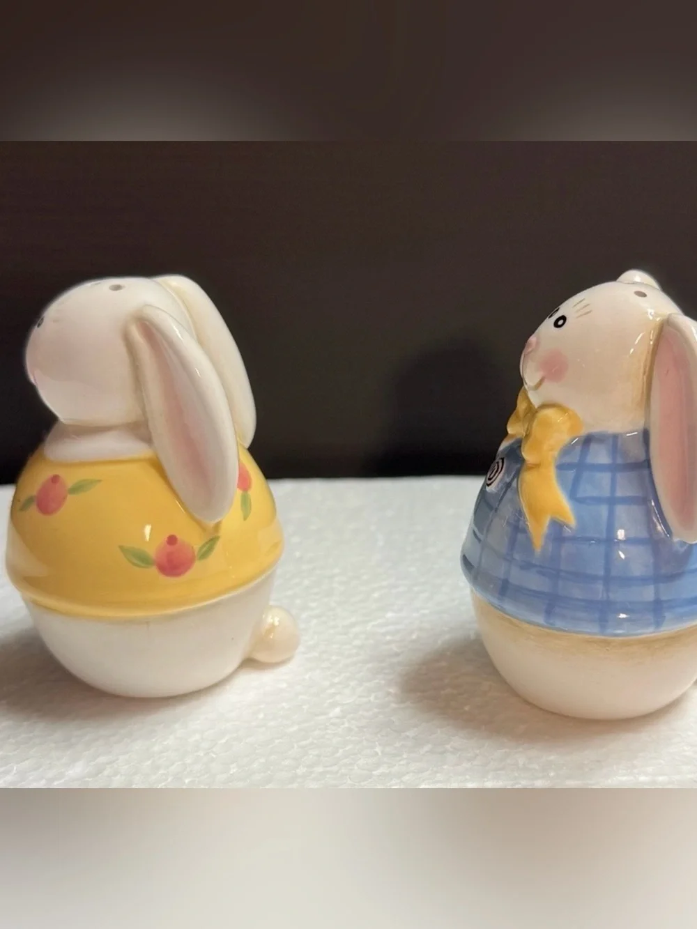Sandi Gore Charming Bunny Salt and Pepper Shaker Set